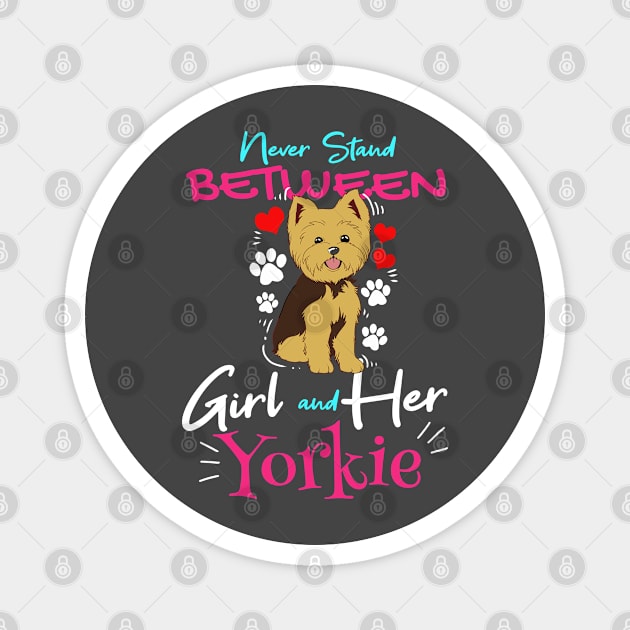 Yorkshire Terrier Funny Yorkie Dog Magnet by Linco